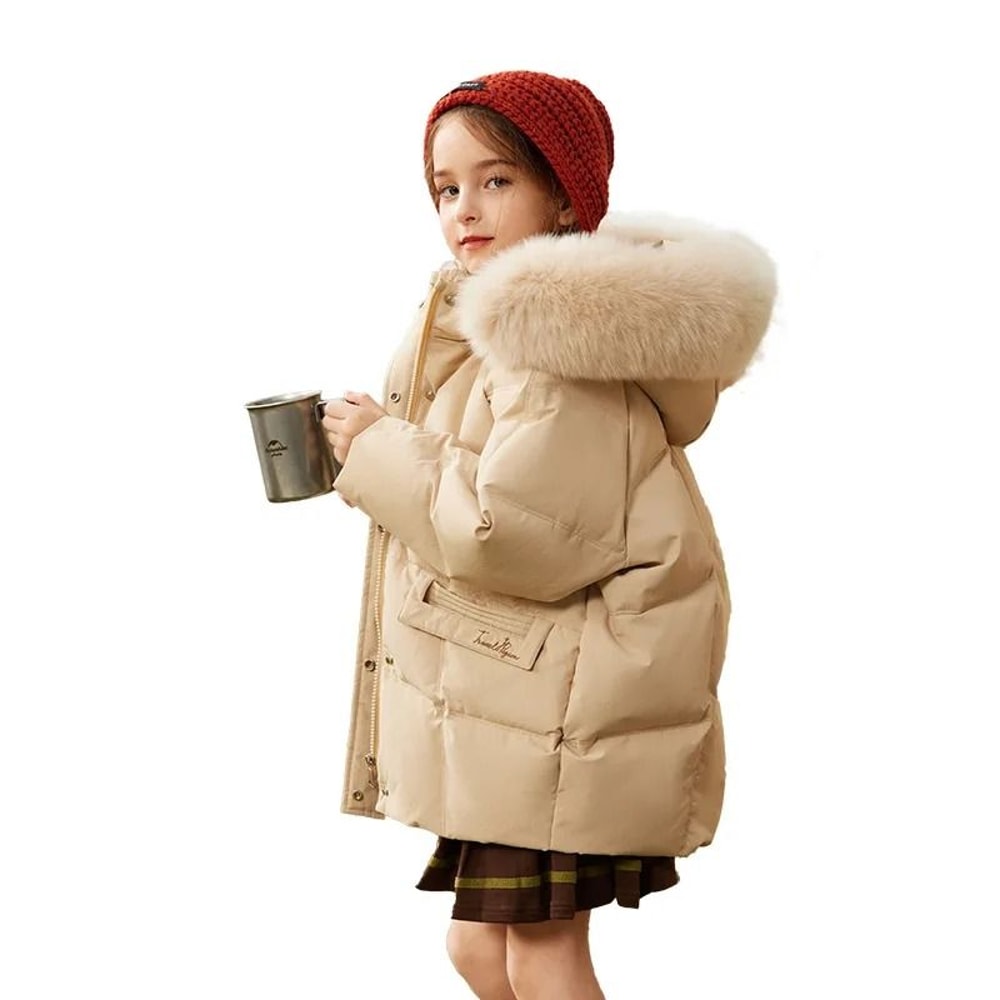 Girls Premium Waterproof Duck Down Winter Parka 6