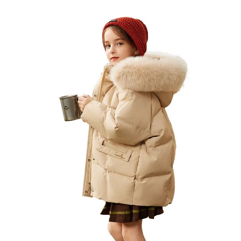 Girls Premium Waterproof Duck Down Winter Parka 6