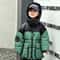 Girls Gradient Patch Down Winter Parka 4