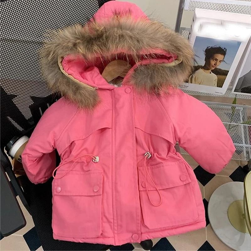 Girls Elegant Princess Winter Down Parka 3