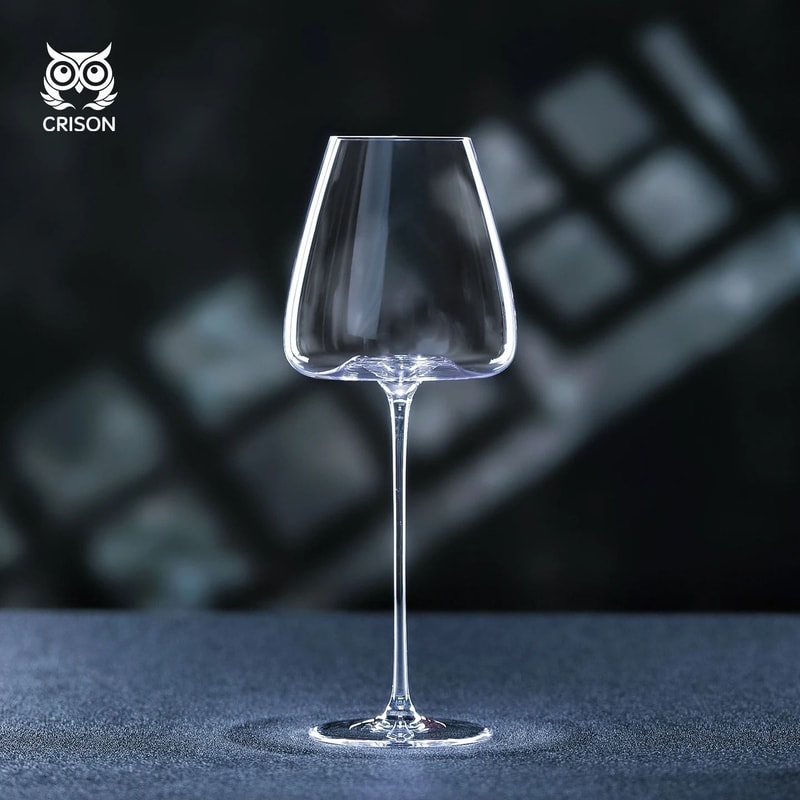 Handmade UltraThin Crystal Wine Goblet Concave Bottom Series 0