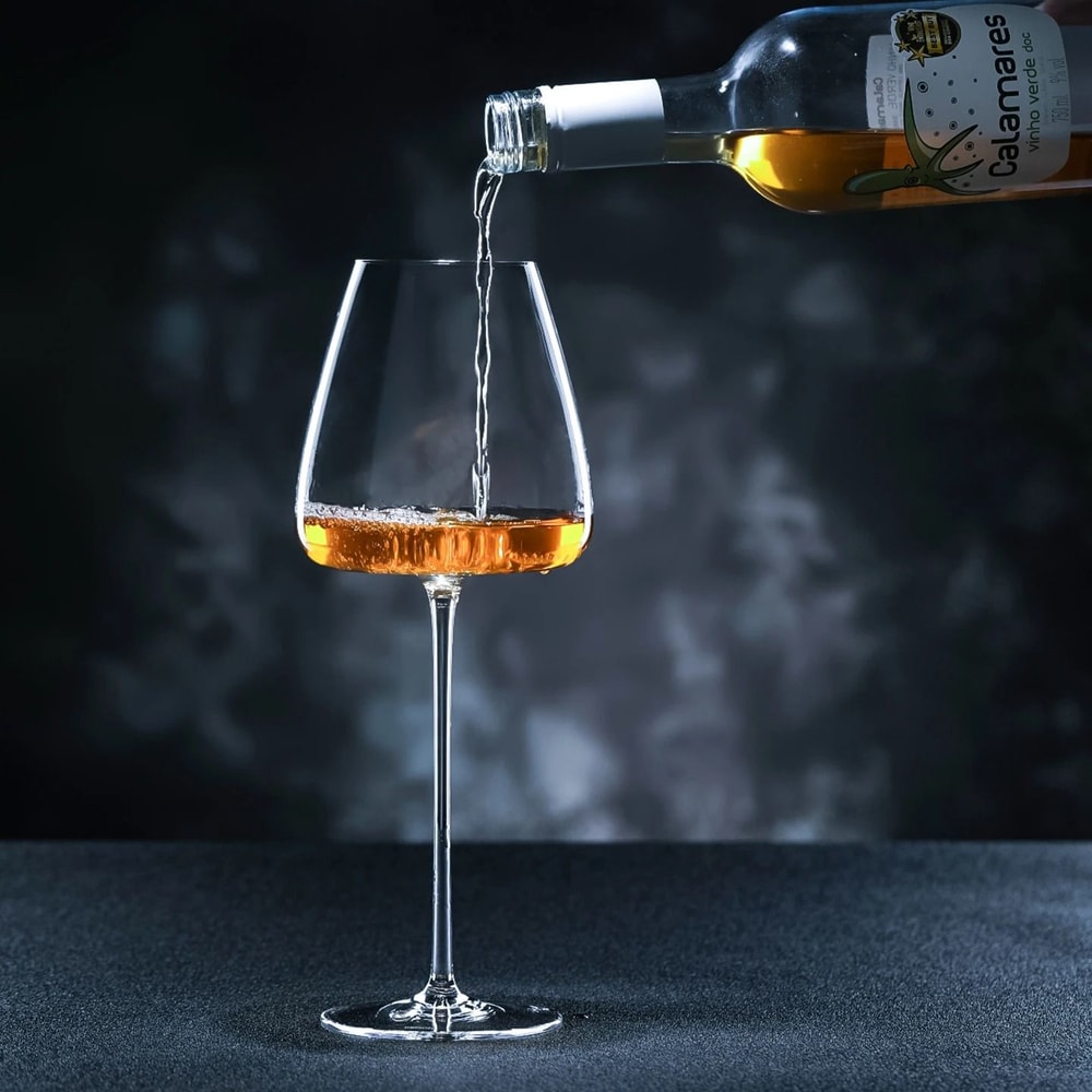 Handmade UltraThin Crystal Wine Goblet Concave Bottom Series 3