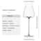 Handmade UltraThin Crystal Wine Goblet Concave Bottom Series 6
