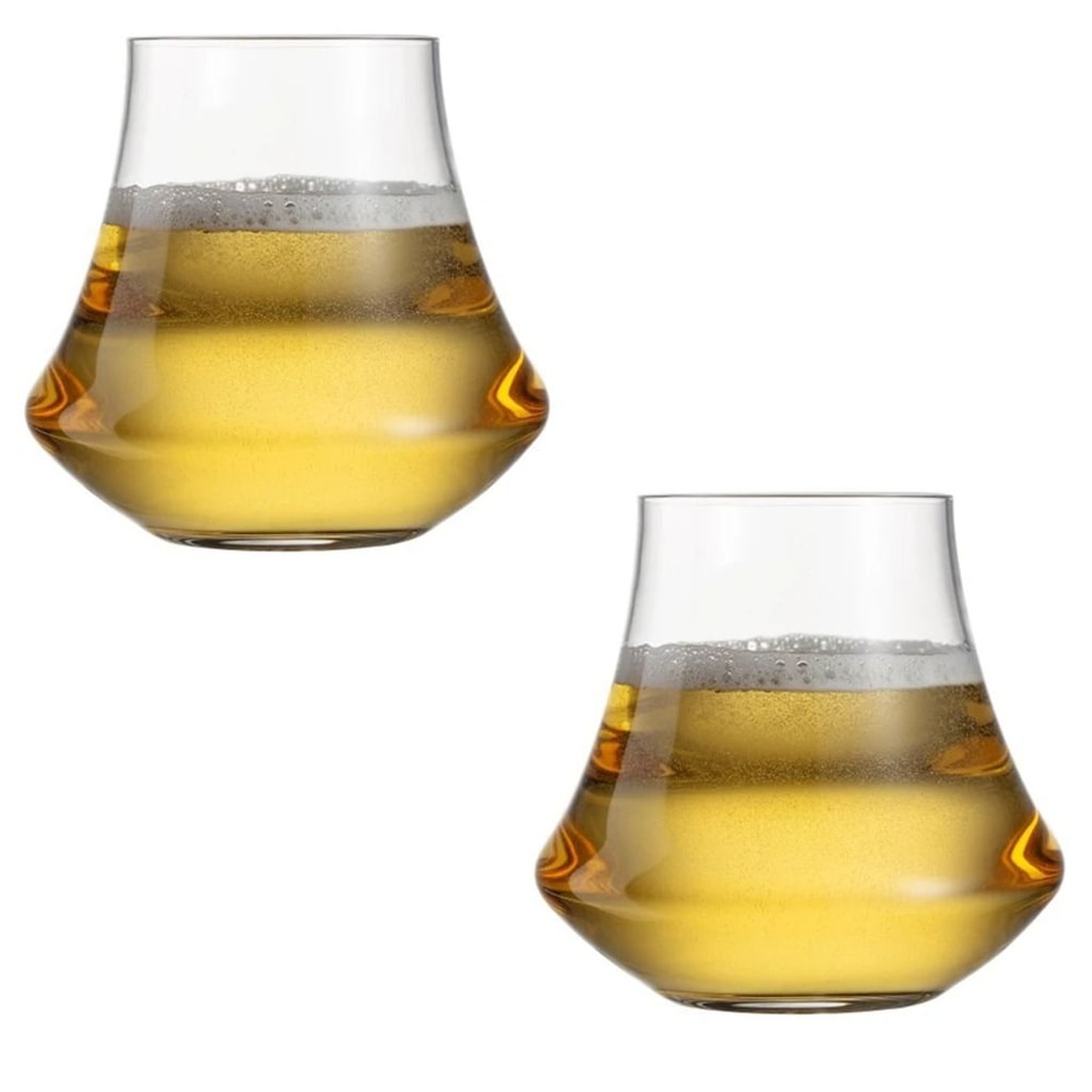 2Piece Crafted Crystal Stemless Glass Set 5