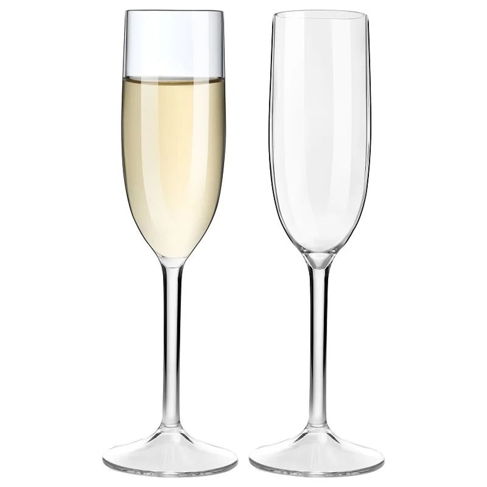 2Piece Shatterproof Tritan Champagne Flute Set 6