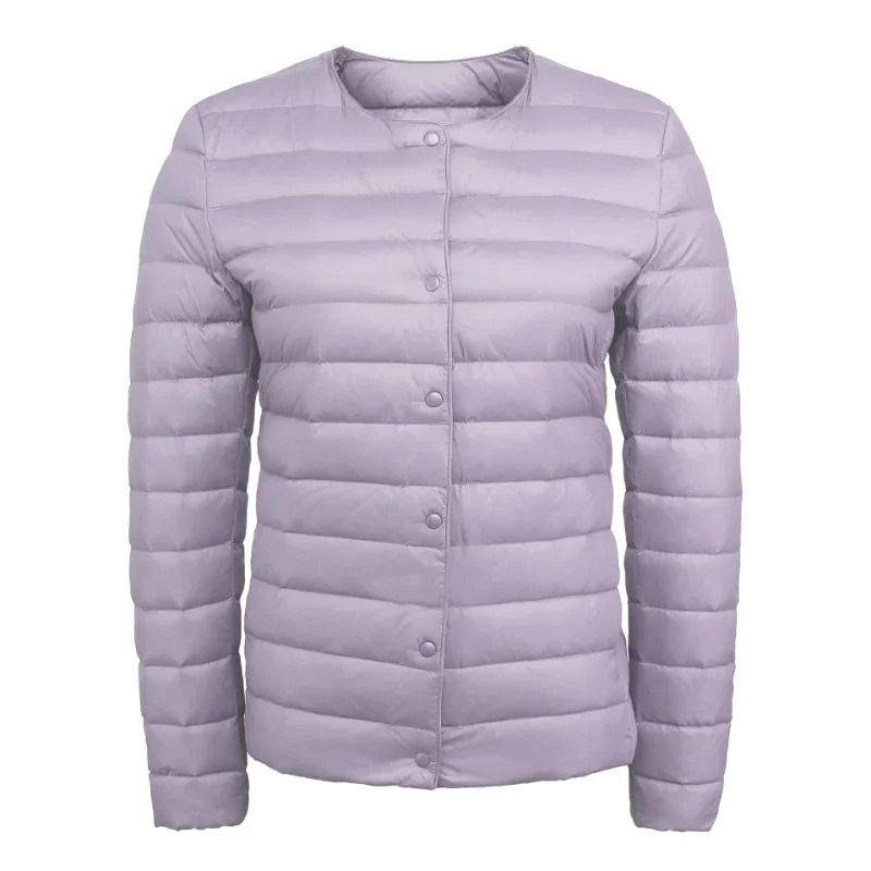 Womens Ultralight Collarless Puffer Jacket 2