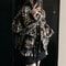 Korean Chic Tweed Tassel Jacket Plaid Spring Autumn Blazer 1