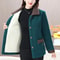 Elegant Lamb Fur Grain Velvet Coat Womens Thermal Winter Jacket 1