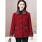 Elegant Lamb Fur Grain Velvet Coat Womens Thermal Winter Jacket 4