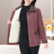 Elegant Lamb Fur Grain Velvet Coat Womens Thermal Winter Jacket 9