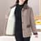 Elegant Lamb Fur Grain Velvet Coat Womens Thermal Winter Jacket 6