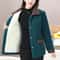Elegant Lamb Fur Grain Velvet Coat Womens Thermal Winter Jacket 7