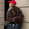 Oversized Gradient Faux Fox Fur Jacket Winter Ins Hot Fashion Statement 6