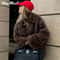 Oversized Fluffy Faux Fox Fur Overcoat Winter HighAppearance Street Style 0