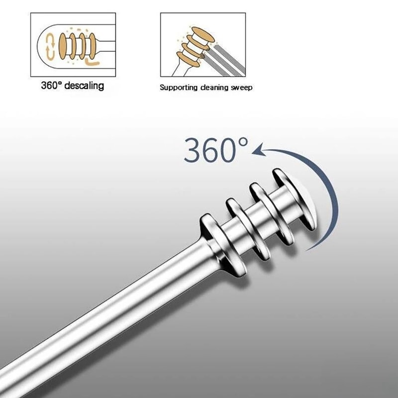 6Piece Precision Ear Care Set Advanced Stainless Steel Earwax Removal Kit 4