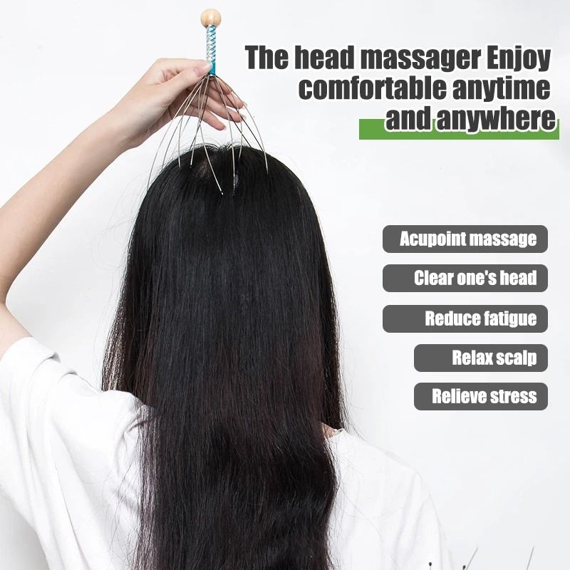 Octopus Scalp Massager Divine Head Therapy Wellness Tool 3
