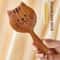 Artisan Sandalwood Scalp Massage Comb Wooden Gua Sha Scraping Tool 2