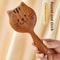 Artisan Sandalwood Scalp Massage Comb Wooden Gua Sha Scraping Tool 2