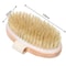 Natural Bristle Wooden Body Brush HighStatus Exfoliating Spa Tool 5