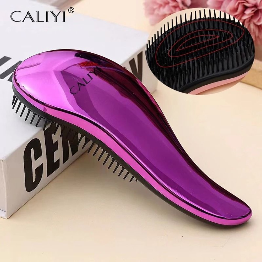 Smooth Detangling Paddle Brush Professional MangoContour Massage Brush 1