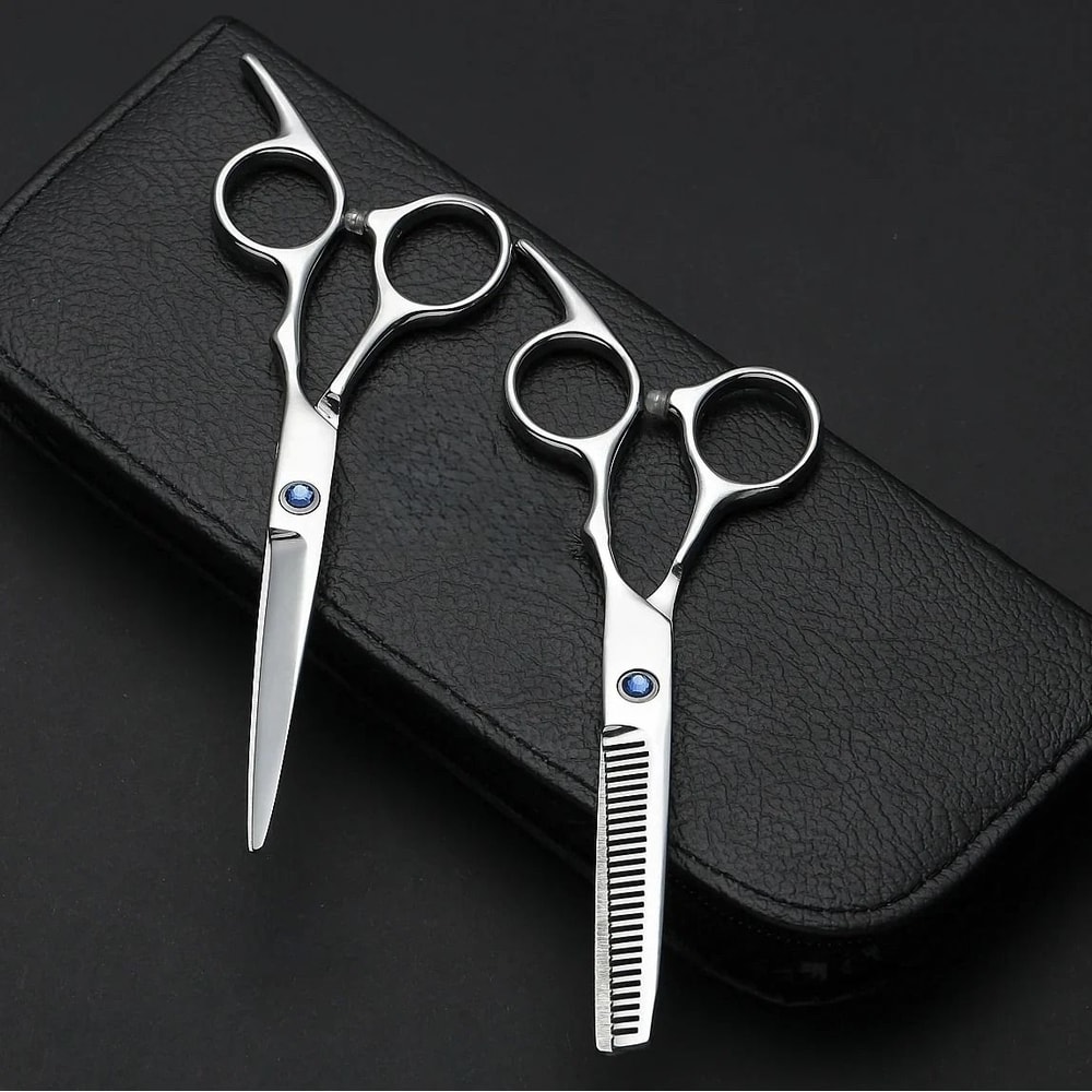 Barber Scissors Set Stainless Steel RazorEdge Hairdressing Kit 3