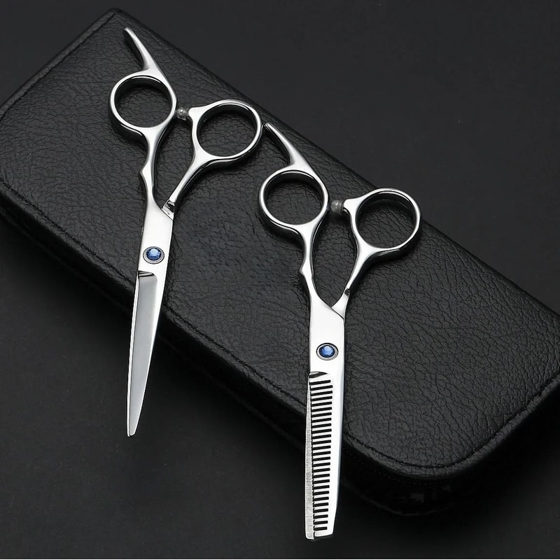Barber Scissors Set Stainless Steel RazorEdge Hairdressing Kit 3