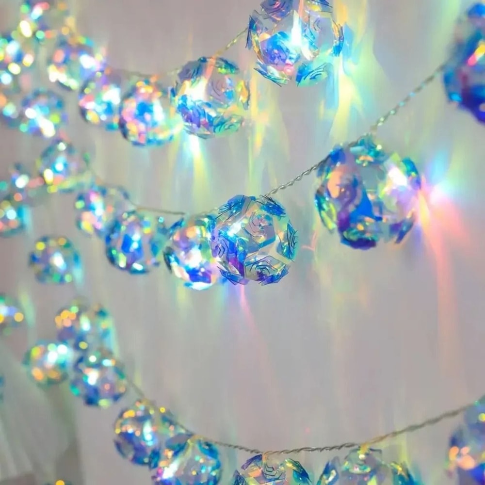 Romantic Rose Flower LED String Lights 6