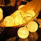 Soft Glow Cotton Ball Fairy Lights 2