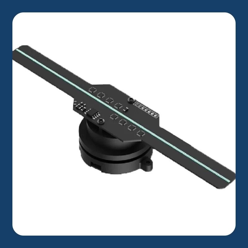 Portable 3D Holographic Projection Fan 3