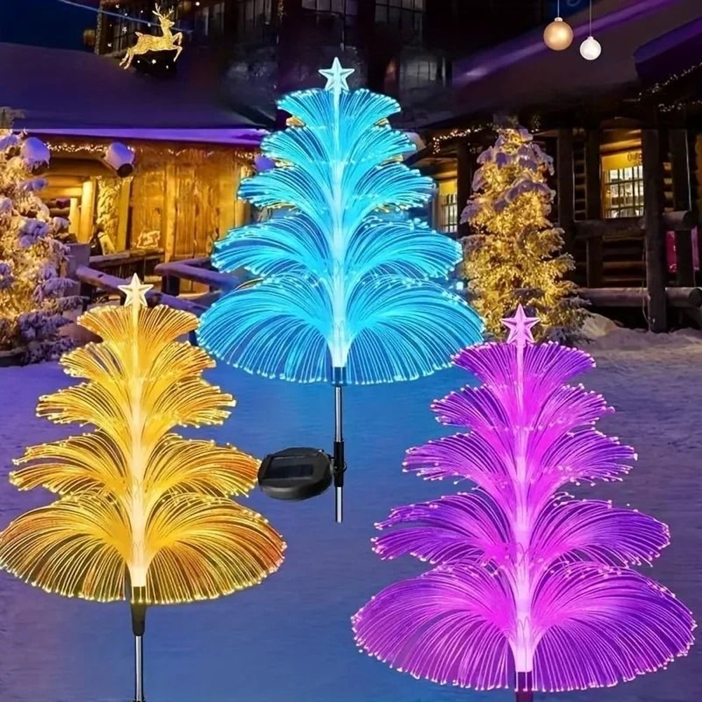 Solar ColorChanging Jellyfish Garden Lights 1