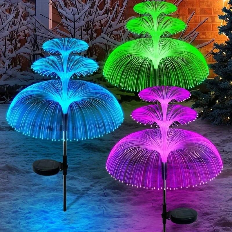 Solar ColorChanging Jellyfish Garden Lights 7