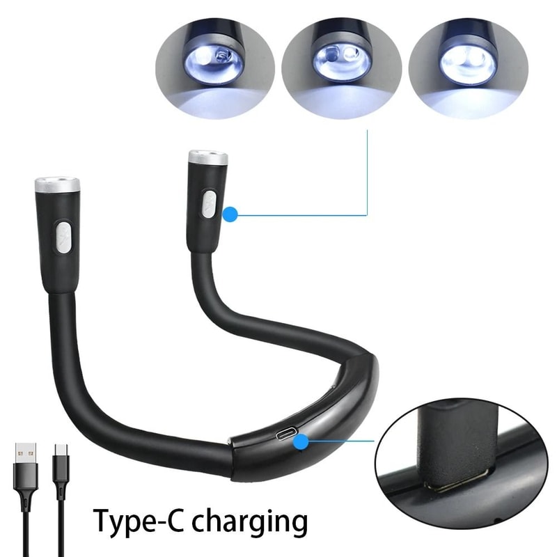 HandsFree LED Neck Reading Light 2