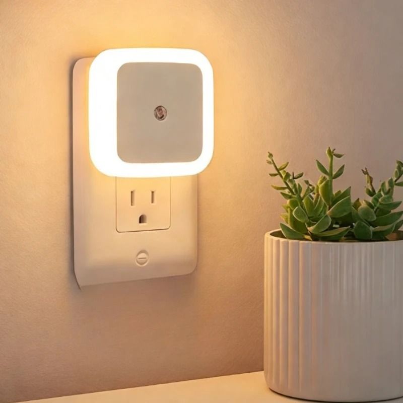 Mini Square LED PlugIn Night Light 0