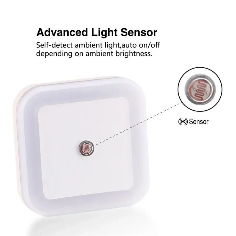 Mini Square LED PlugIn Night Light 3