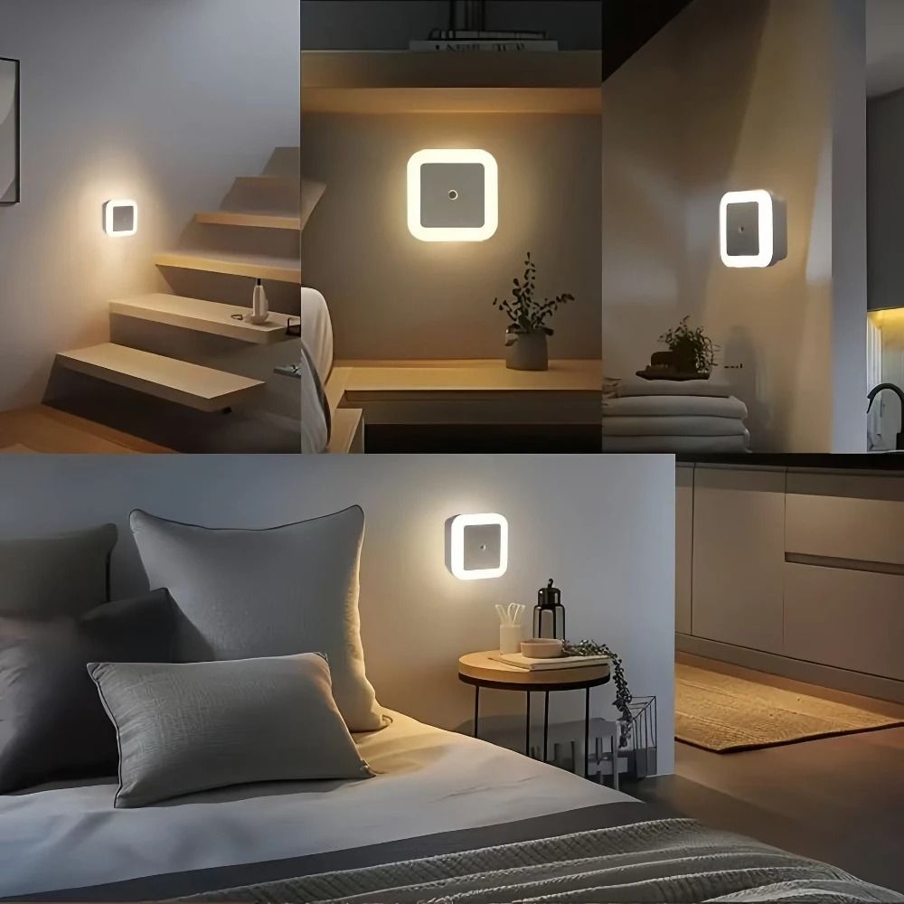 Mini Square LED PlugIn Night Light 4