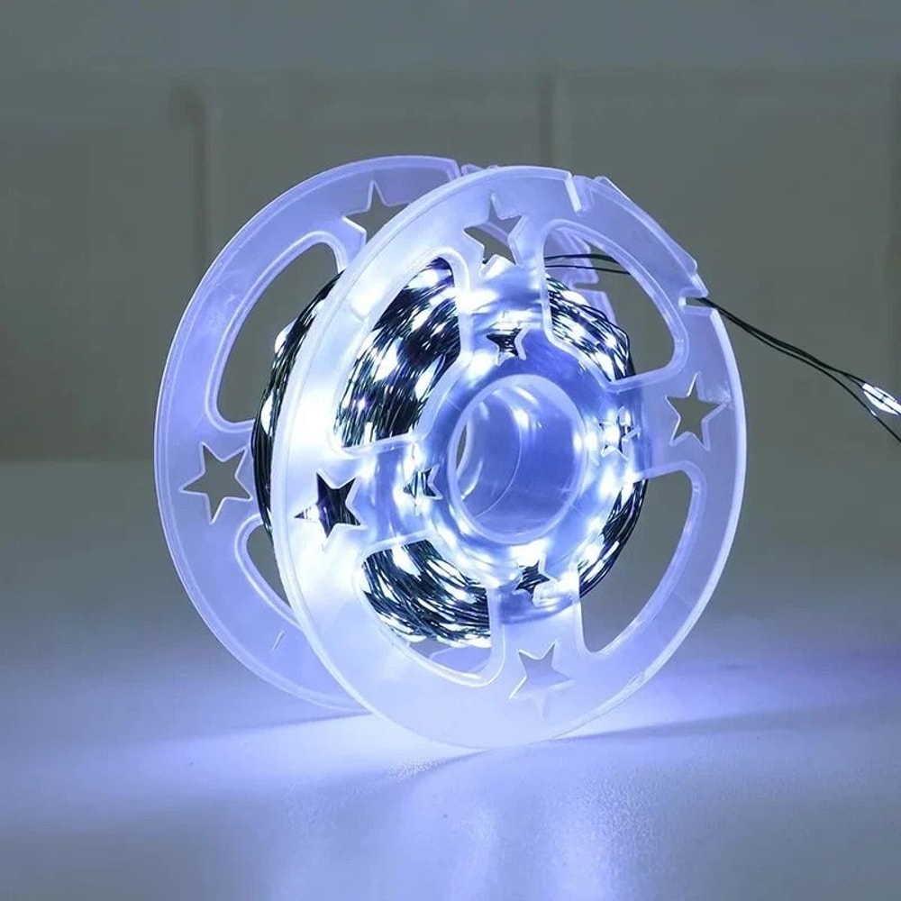 Green Wire Invisible Fairy Garland Lights 4