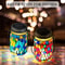 Artisanal Mosaic Solar Hanging Lantern 3