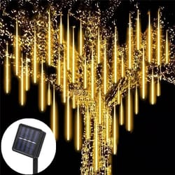 solar meteor shower rain lights
