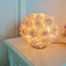 Romantic Rose Gold Crystal Flower Lamp 7