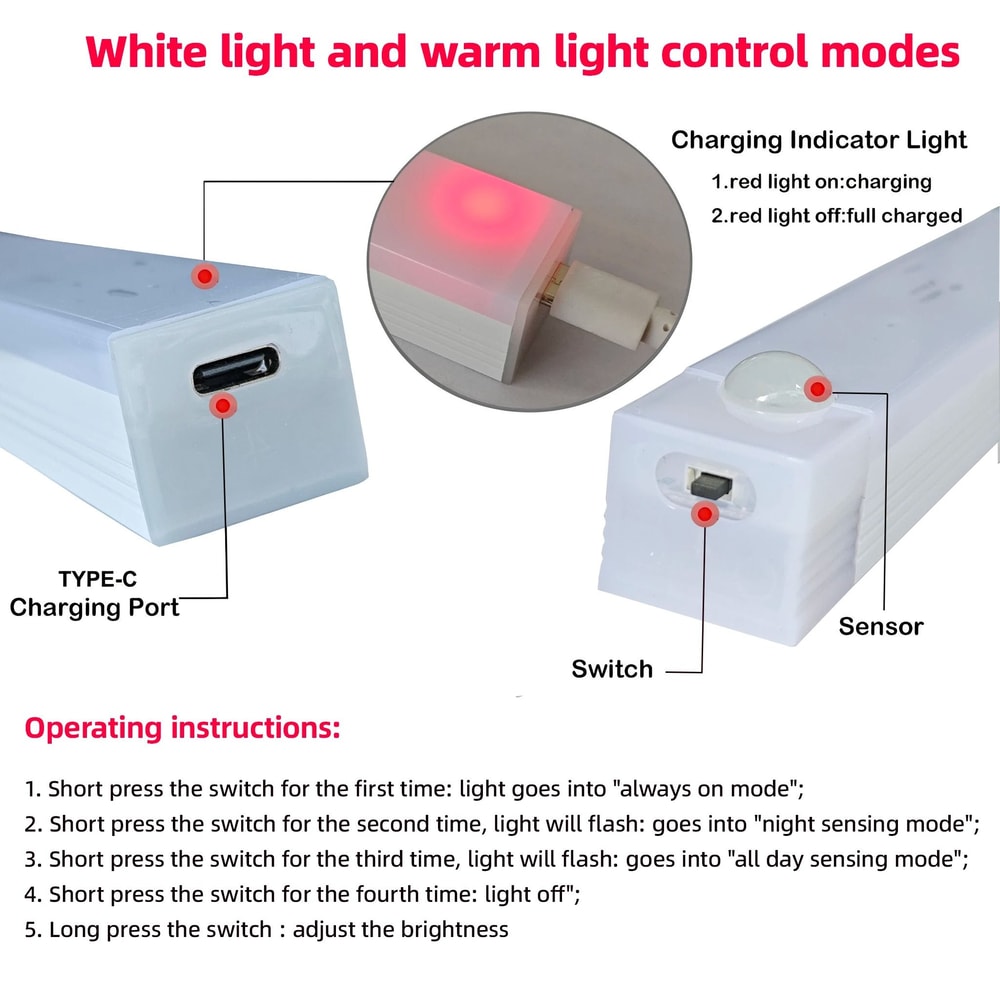 UltraSlim Smart Motion Sensor LED Bar 5