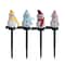 Warm White LED Snowman Solar Garden Stake 1