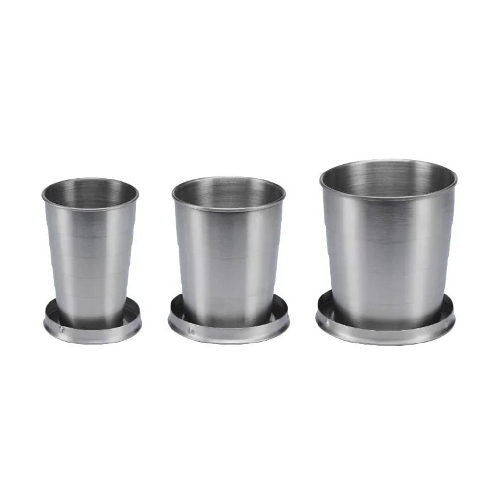 Stainless Steel Portable Telescopic Folding Cup 4
