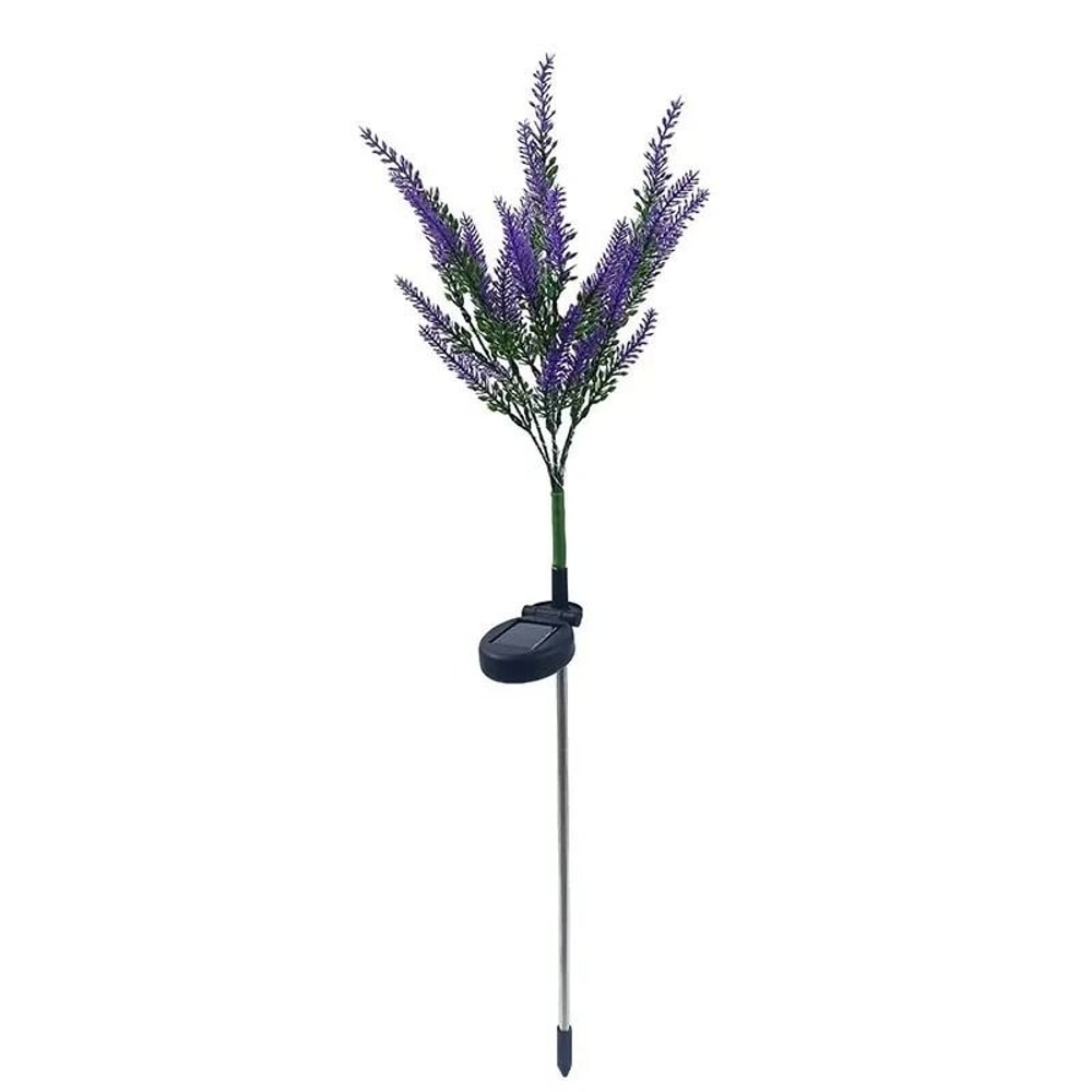 Solar Powered LED Lavender Garden Stake 4