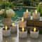 6Piece Solar Powered Waterproof Candle Set 0