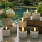 6Piece Solar Powered Waterproof Candle Set 0