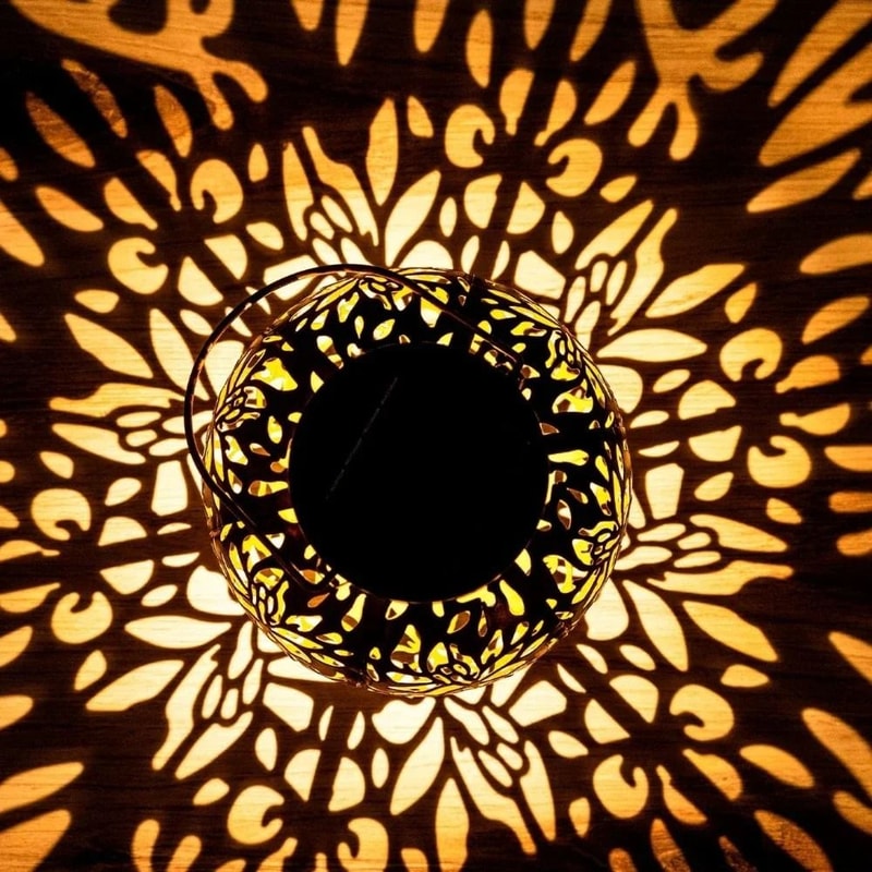 Solar Hollow Projection Garden Lantern 4