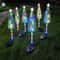 Solar Powered Mini Christmas Tree Stakes 0