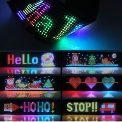 flexible app-controlled led message board