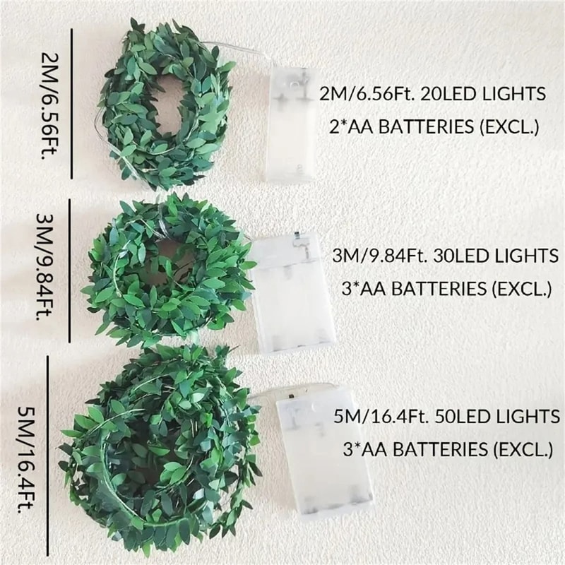 Botanical Willow Vine Fairy Lights 6