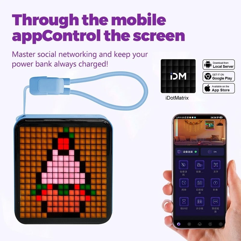 Pixel Art Desktop Power Station 1